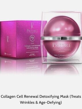 Prédiré Skin Collagen Cell Renewal Detoxifying Mask – Pink